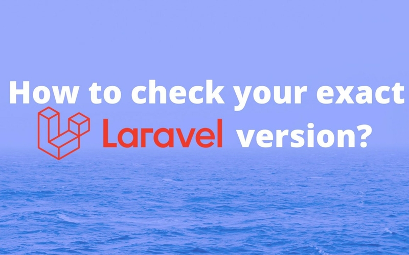 How to check your exact Laravel version?